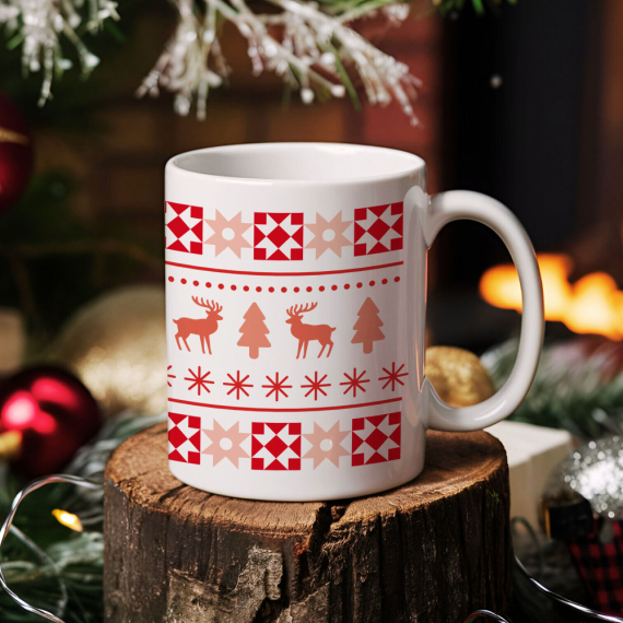 mug motif noel decor