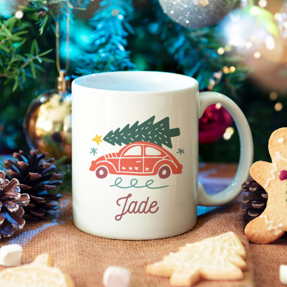 mug de noël personnalisable