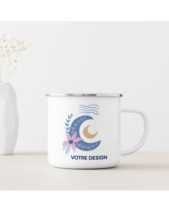 tasse émaillée à personnaliser