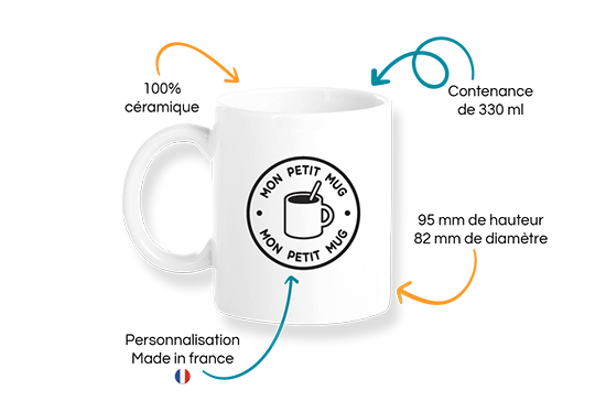 description mug personnalisé