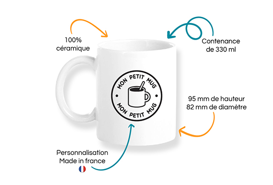 description mug personnalisé
